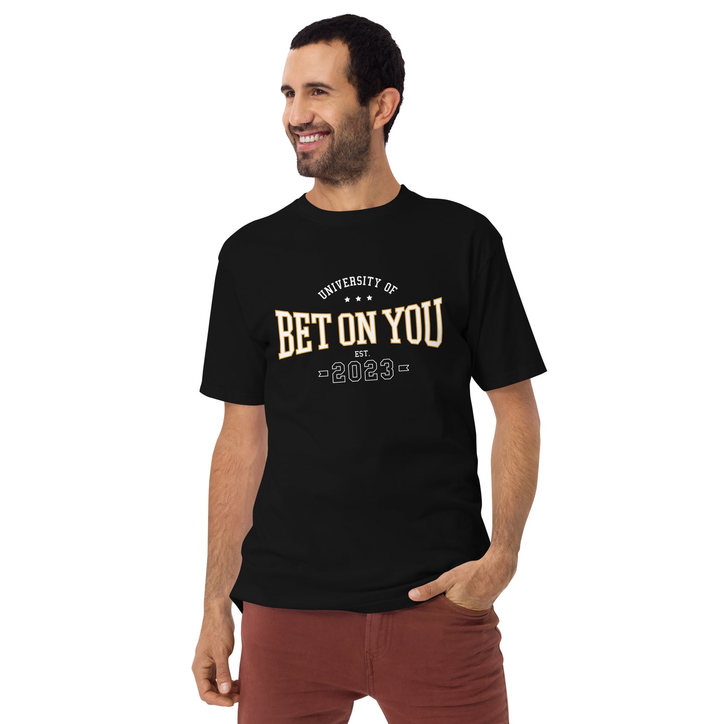 Men’s BET ON YOU UNIVERSITY Premium Heavyweight Tee