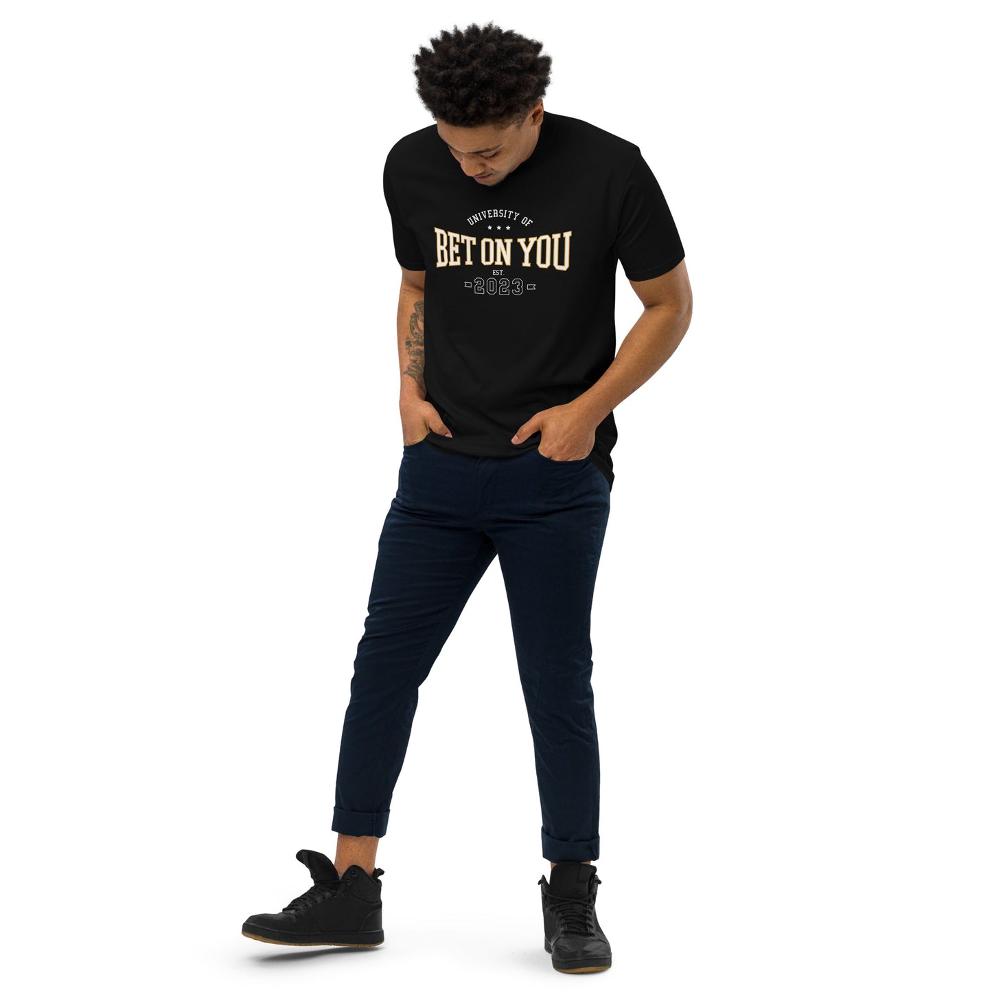 Men’s BET ON YOU UNIVERSITY Premium Heavyweight Tee