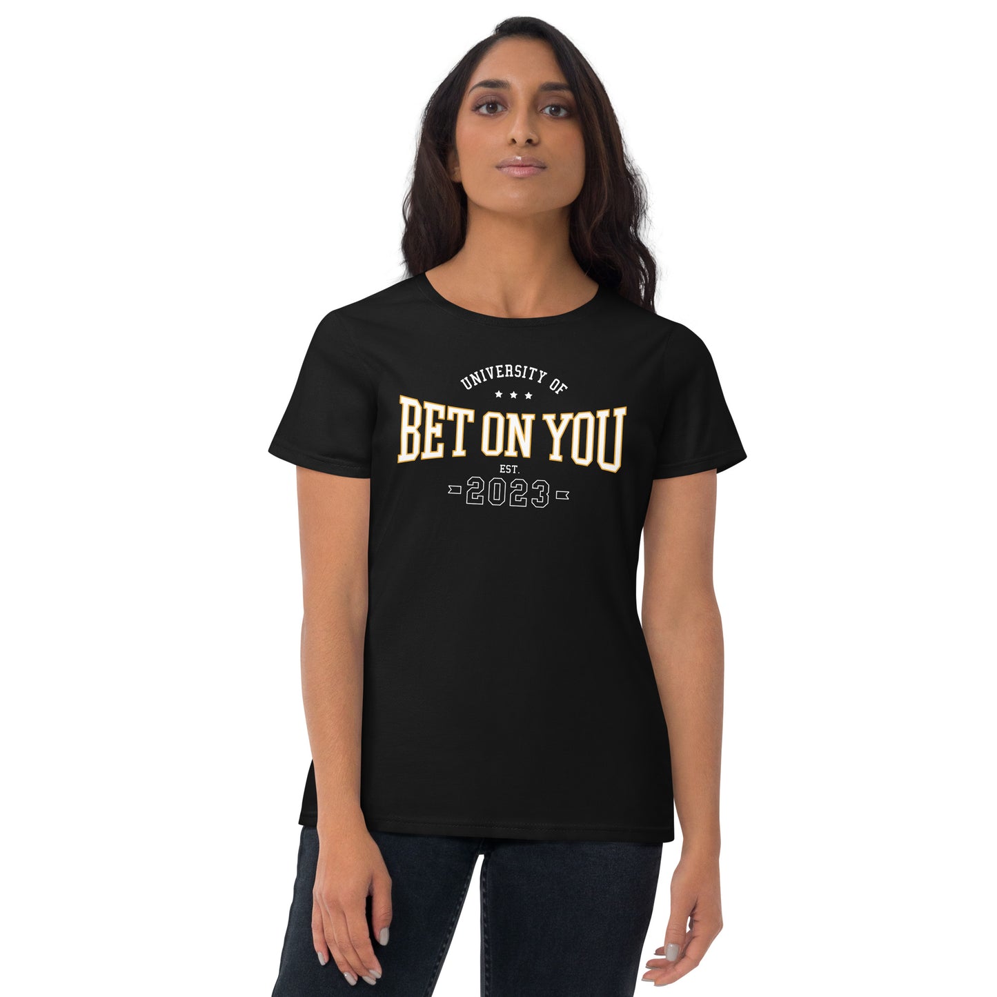 Women's BET ON YOU UNIVERSITY Short Sleeve Tee