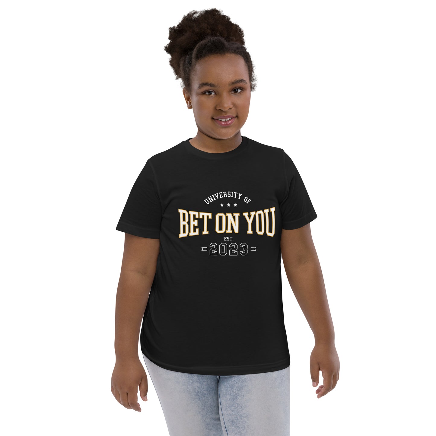 BET ON YOU UNIVERSITY Youth Jersey Tee