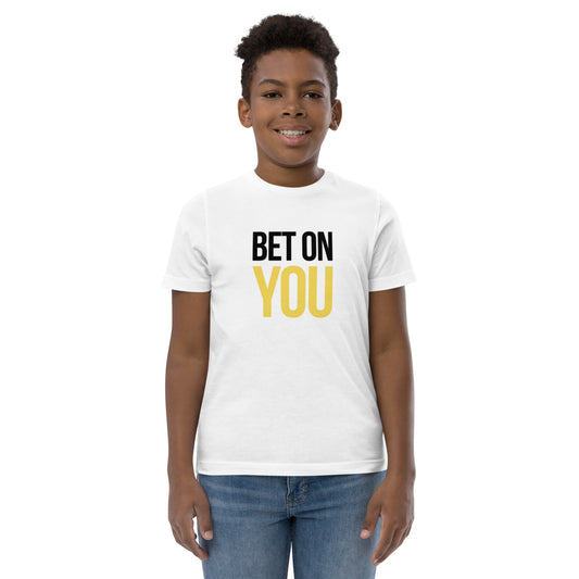 Youth Bet ON YOU Jersey Tee (White)